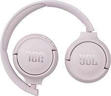 Бездротові Bluetooth навушники JBL Tune 510BT круглі басові Рожевий, фото 5