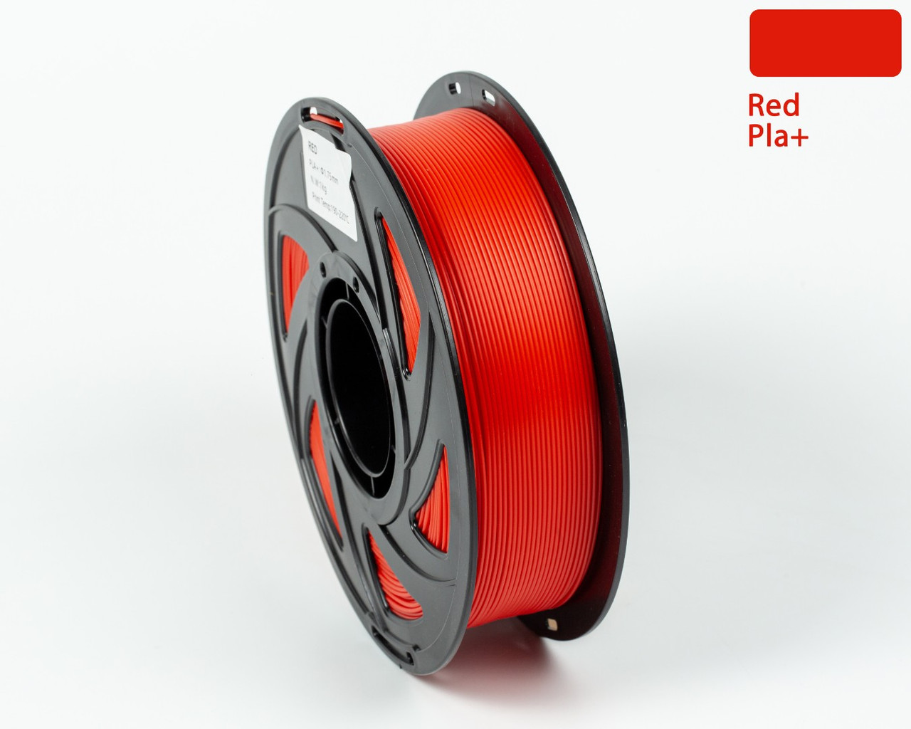 Пластик/філамент для 3D-друку UA3D PLA+ RED, 1.75mm, 1kg, 330m, 190-220°C / Червоний
