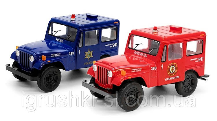 Автомодель (1:26) 1971 Jeep DJ-5B (Police/ Firefighter)