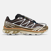 Чоловічі Кросівки Salomon XT-6 Softground ADV Brown Beige / Саломон ХТ-6 Софтграунд АДВ Коричневі з Бежевим, фото 3