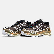 Чоловічі Кросівки Salomon XT-6 Softground ADV Brown Beige / Саломон ХТ-6 Софтграунд АДВ Коричневі з Бежевим, фото 5