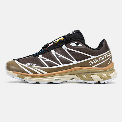 Чоловічі Кросівки Salomon XT-6 Softground ADV Brown Beige / Саломон ХТ-6 Софтграунд АДВ Коричневі з Бежевим, фото 1