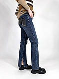 Жіночі джинси з розрізом оптом Miss bon bon, лот 10 шт, ціна 18 Є, фото 3