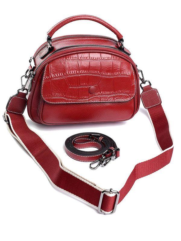 Сумка Женская кожа 181-9009 Red.Купити жіночі сумки із натуральної шкіри balisa.com.ua