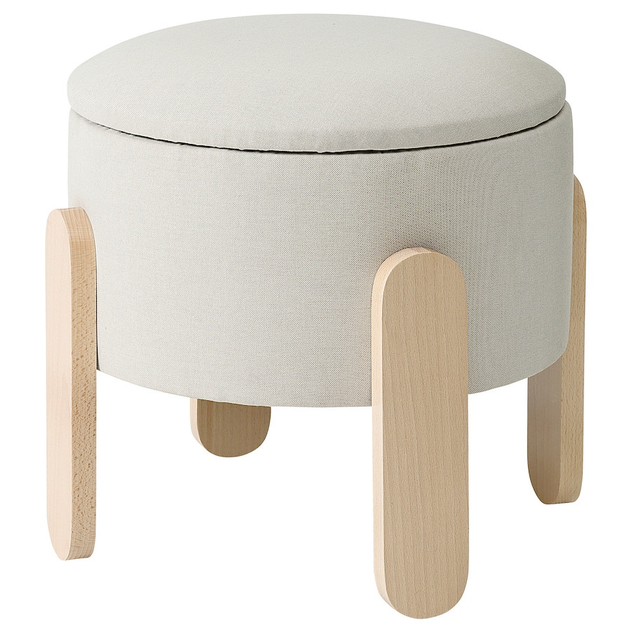 Пуф із контейнером IKEA FÖRLUNDA Бежевий 305.527.64