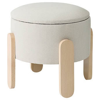 Пуф із контейнером IKEA FÖRLUNDA Бежевий 305.527.64
