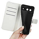 Чохол-книжка Litchie Wallet для Google Pixel 8A White, фото 2