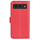 Чохол-книжка Litchie Wallet для Google Pixel 8A Red, фото 5