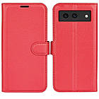 Чохол-книжка Litchie Wallet для Google Pixel 8A Red, фото 6
