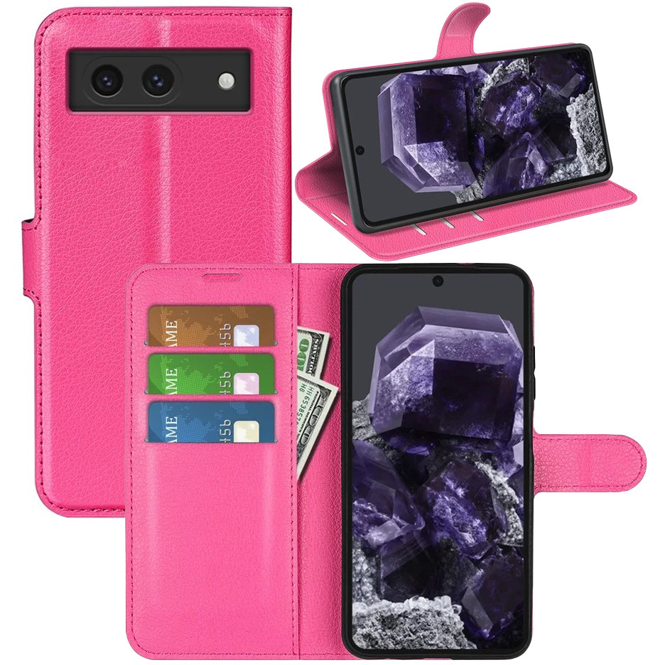 Чохол-книжка Litchie Wallet для Google Pixel 8A Rose, фото 1