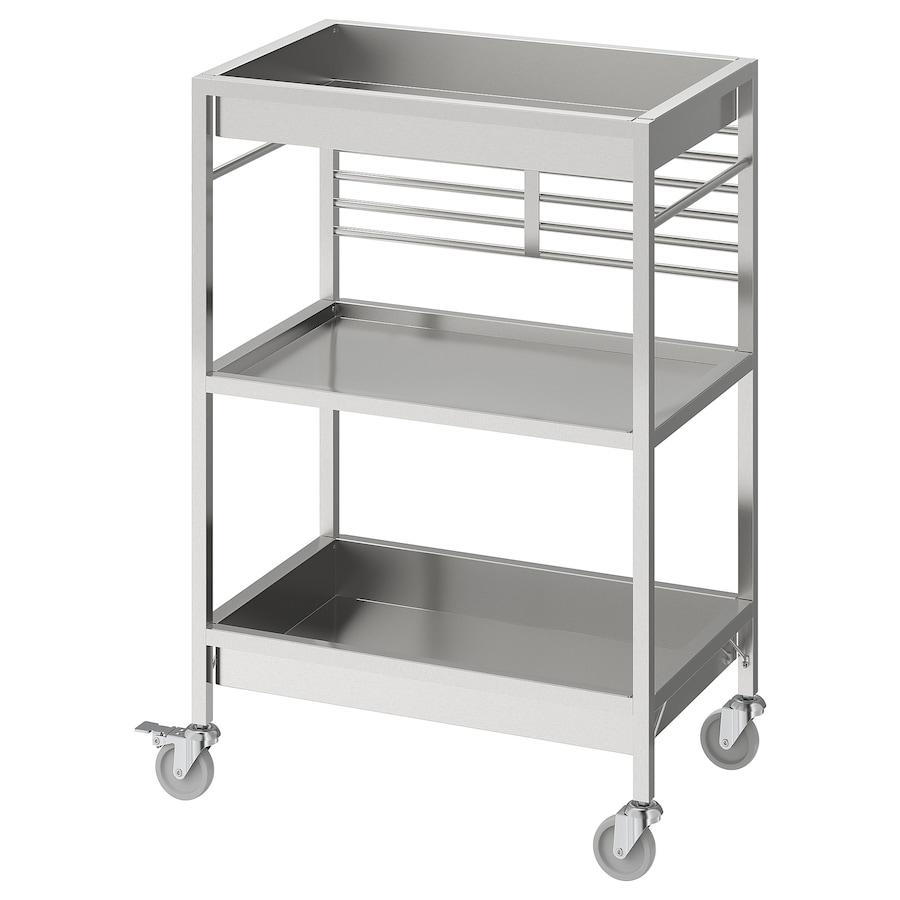 Візок кухонний IKEA KUNGSFORS 60x40 см Сталевий 803.349.24