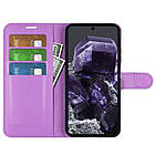 Чохол-книжка Litchie Wallet для Google Pixel 8A Violet, фото 3