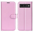 Чохол-книжка Litchie Wallet для Google Pixel 8A Light Pink, фото 6