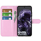 Чохол-книжка Litchie Wallet для Google Pixel 8A Light Pink, фото 7