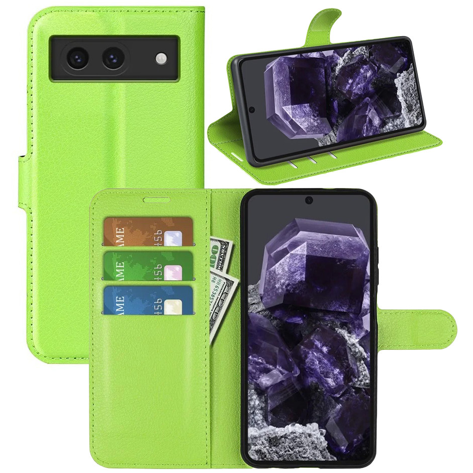Чохол-книжка Litchie Wallet для Google Pixel 8A Light Green, фото 1