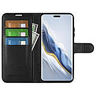 Чохол-книжка Litchie Wallet для Honor Magic 6 Pro Black, фото 6