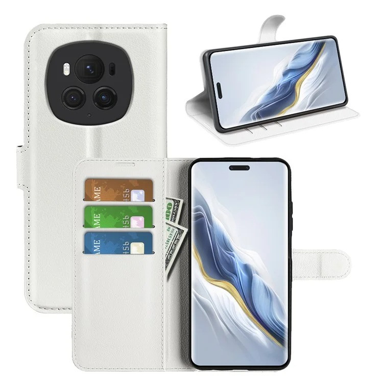 Чохол-книжка Litchie Wallet для Honor Magic 6 Pro White, фото 1