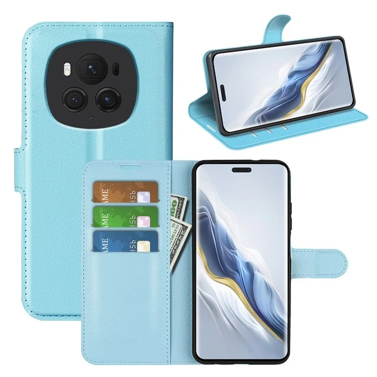Чохол-книжка Litchie Wallet для Honor Magic 6 Pro Light Blue, фото 1