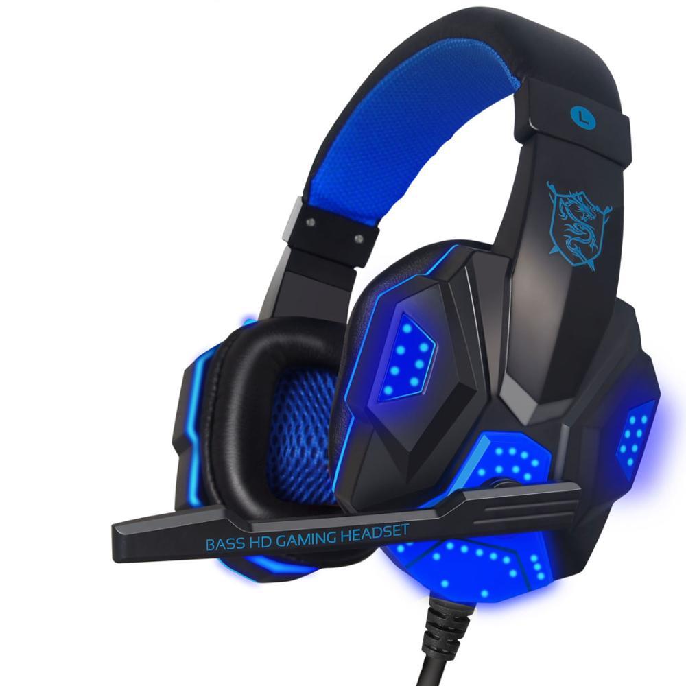 Навушники ігрові Plextone PC780 з підсвіткою та мікрофоном