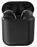 Бездротові сенсорні навушники inpods 12 + смарт годинник в подарунок Black, фото 5