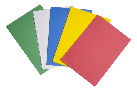 Фоаміран А4 2мм з клейким шаром набір 5 кольорів Zibi ZB.1844, фото 1