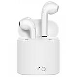 Бездротові Bluetooth-навушники HBQ I7S TWS камуфляж біло-зелений, фото 5