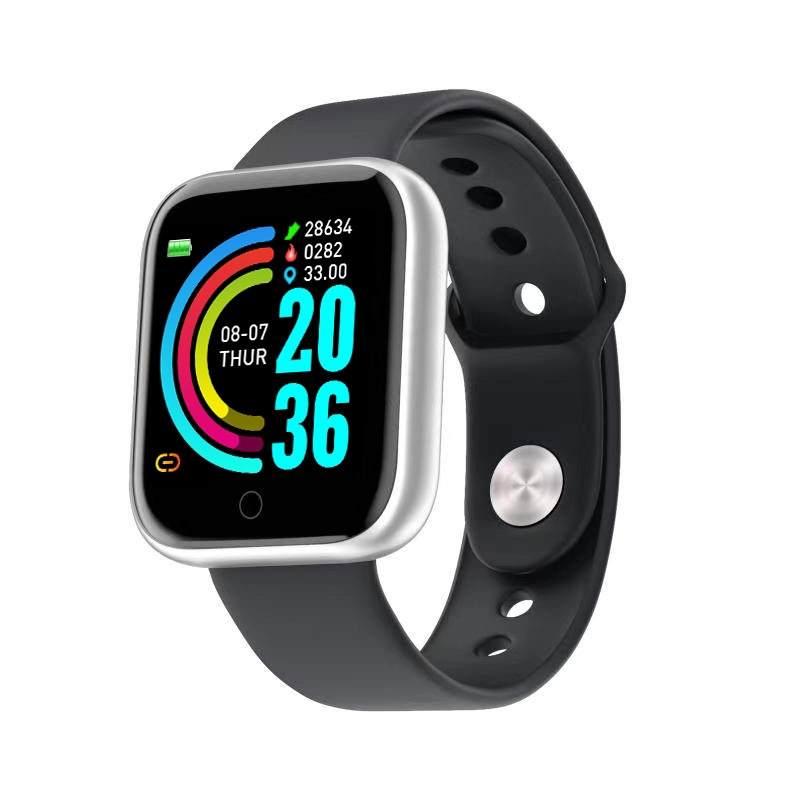 Смарт-годинник Smart Watch Y68 крокомір підрахунок калорій кольоровий екран