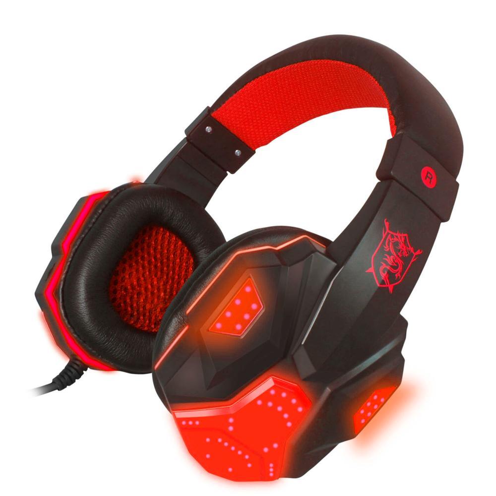 Навушники ігрові Plextone PC780 з підсвіткою та мікрофоном