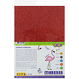 Фоаміран А4 2мм з блискітками глітером набір 5 кольорів Zibi ZB.1840, фото 2