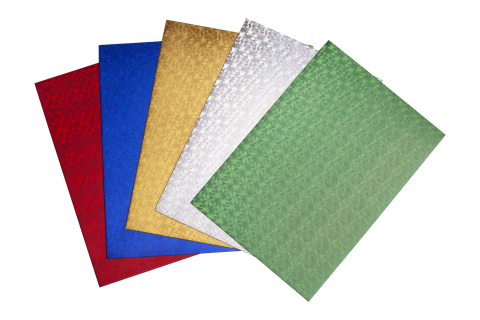 Фоаміран А4 2мм голографічний набір 5 кольорів Zibi ZB.1836, фото 1