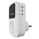 Реле контролю напруги розеткове, 16А, 140-180В/230-280В, фото 3