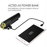 Вело ліхтар GACIRON V9DP-1800 + ПУЛЬТ + POWERBANK (1800LM, 5000mAh Акумулятор 18650 ×2, USB-C, IPX6), фото 10
