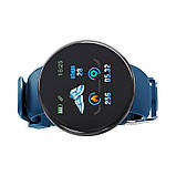 Смарт-годинник Smart Watch D18 з функцією тонометра blue, фото 3