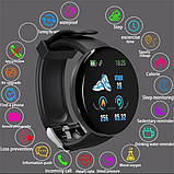Смарт-годинник Smart Watch D18 з функцією тонометра blue, фото 5