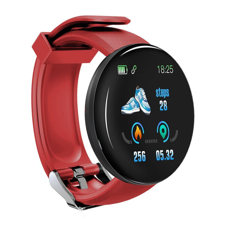 Смарт-годинник Smart Watch D18 з функцією тонометра red
