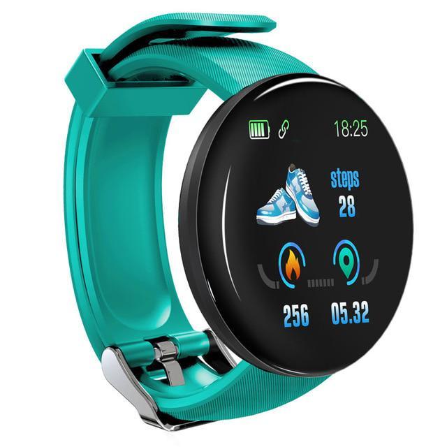 Смарт-годинник Smart Watch D18 з функцією тонометра mint