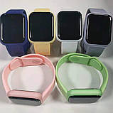 Смарт-годинник Smart Watch Y68S крокомір підрахунок калорій кольоровий екран Blue, фото 6