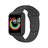 Смарт-годинник Smart Watch Y68S крокомір підрахунок калорій кольоровий екран Gray, фото 4