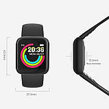 Смарт-годинник Smart Watch Y68S крокомір підрахунок калорій кольоровий екран Gray, фото 5