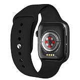 Розумний смарт годинник Watch Series M16 mini 38mm з магнітною зарядкою та мікрофоном Black, фото 5
