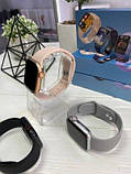 Розумний смарт годинник Watch Series M16 mini 38mm з магнітною зарядкою та мікрофоном Pink, фото 8