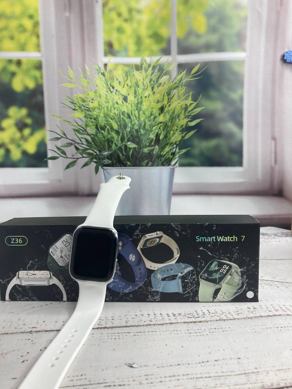 Розумний годинник Smart Watch Z36  series 7 White