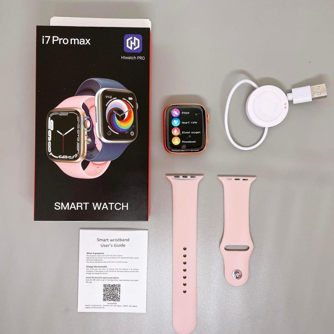 Smart Watch I7 Pro Max Серія 7 Спортивний розумний годинник Водонепроникний Pink