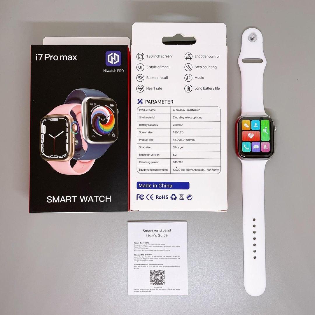 Smart Watch I7 Pro Max Серія 7 Спортивний розумний годинник Водонепроникний White