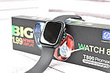 Смарт-годинник Т800 Promax Smart watch 8 wireless charging Black, фото 4