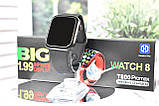 Смарт-годинник Т800 Promax Smart watch 8 wireless charging Black, фото 6