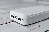 Power Bank Smart Intelligent Fast Charging Павербанк портативний зарядний пристрій 20000mAh White, фото 5