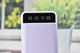 Power Bank Smart Intelligent Fast Charging Павербанк портативний зарядний пристрій 20000mAh  Violet, фото 7