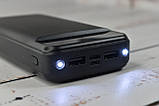 Power Bank Smart Intelligent Fast Charging Павербанк портативний зарядний пристрій 20000mAh Black, фото 6