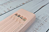 Power Bank Super Charge Павербанк портативний зарядний пристрій 20000mAh Pink, фото 5